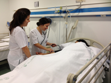 Alumnas enfermeria hospital de montilla